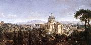 WITTEL, Caspar Andriaans van The St Peter s in Rome Germany oil painting reproduction